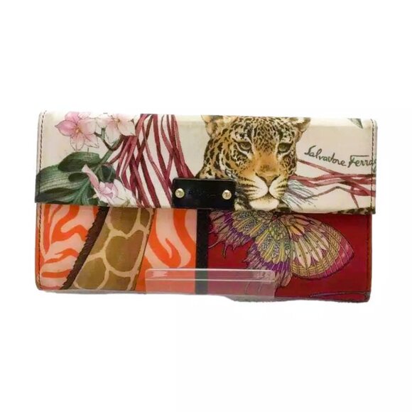 Salvatore Ferragamo Long Wallet Multicolor Women
